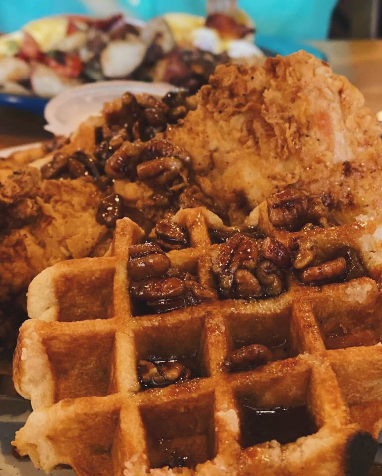 Pecan Street Chicken N Waffles 768x958