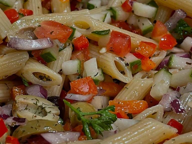 The Jittery Biscuit Pasta Salad 768x578